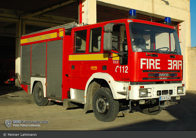 Xemxija - Civil Protection Department - TLF - E 3.5