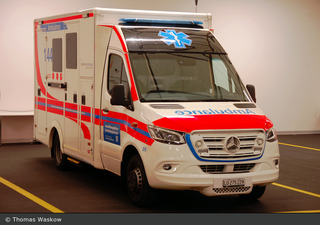 Luzern - Luzerner Kantonsspital - RTW - Kalu 09