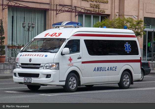 Yerevan - 1-03 Yerevan Ambulance - RTW - 05