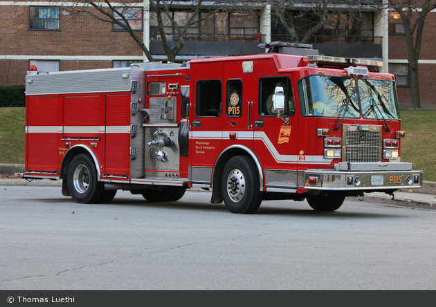 Mississauga - Fire & Emergency Services - Pumper 115