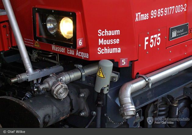 Zürich - BFW SBB - Lösch- und Rettungszug 08 - F 575 - Tanklöschwagen