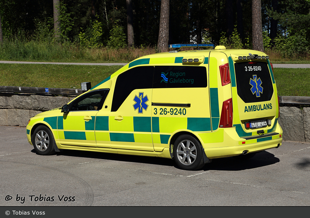 Sandviken - Landstinget Gävleborg - Ambulans - 3 26-9240 (a.D.)