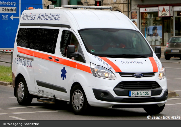 Krankentransport Novitas Ambulance - KTW (B-NA 125)