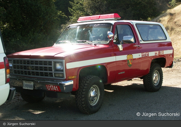San Mateo - California Department of Forestry and Fire Protection - Utility 1741