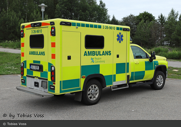 Söderhamn - Landstinget Gävleborg - Ambulans - 3 26-9610