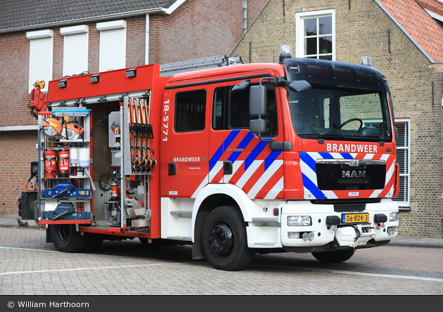 Hoeksche Waard - Brandweer - RW-Kran - 18-5771