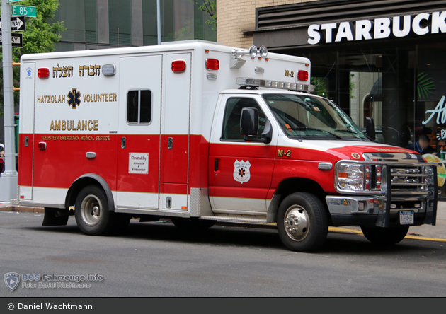 NYC - Manhattan - Upper East Side Hatzolah Volunteer Ambulance Corp. Inc - Ambulance M-2 - RTW