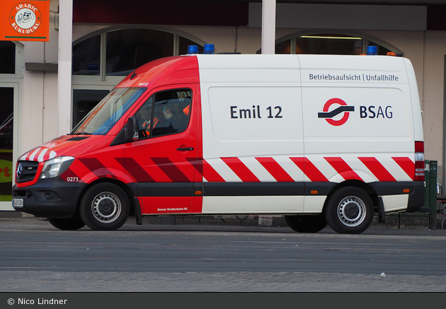 Bremen - Bremer Straßenbahn AG - Betriebsaufsicht - Emil 12