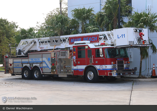 Miami Beach - FD - Ladder 11 - DLK