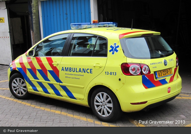 Amsterdam - Ambulance Amsterdam - KdoW - 13-813