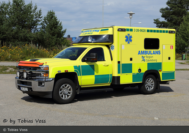 Söderhamn - Landstinget Gävleborg - Ambulans - 3 26-9620