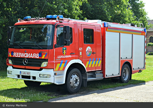 Leopoldsburg - Brandweer - HLF - A21 (alt)