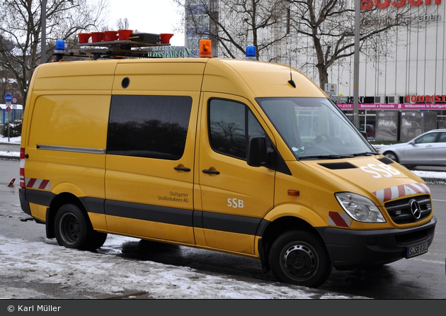 Stuttgart - Stuttgarter Straßenbahnen AG - Unfallhilfsfahrzeug (S-SB 9383)