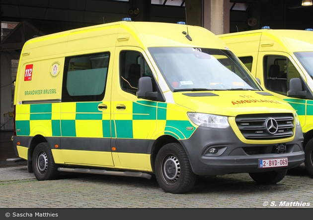 Bruxelles - Service d'Incendie et d'Aide Médicale Urgente - RTW - A067