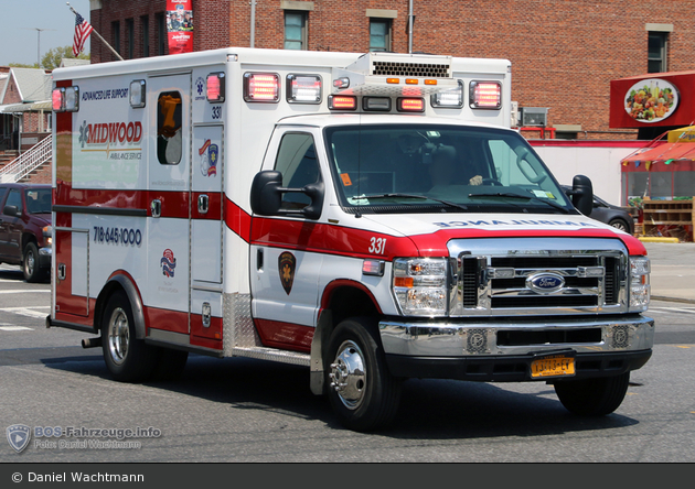 NYC - Brooklyn - Midwood Ambulance Service - Ambulance 331 - RTW