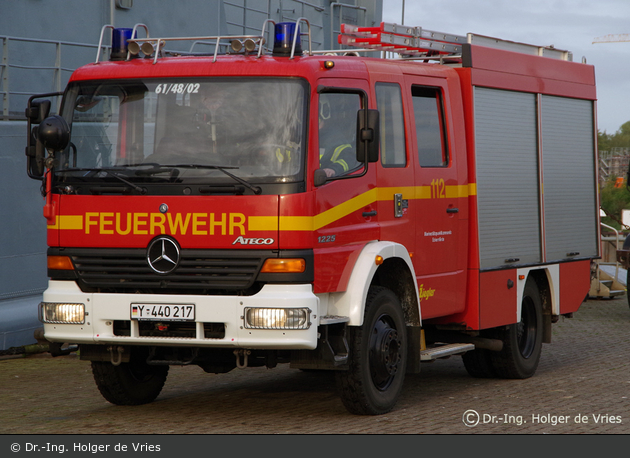 Eckernförde - Feuerwehr - HLF 16/12-2 (Florian Rendsburg 61/48-02) (a.D.)