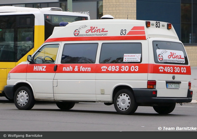 Krankentransport Hinz - KTW 83
