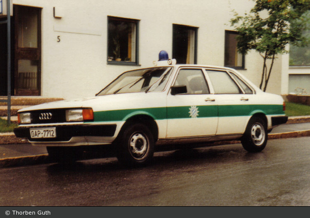 GAP-7712 - Audi 80 - FuStW - Garmisch-Partenkirchen (a.D.)