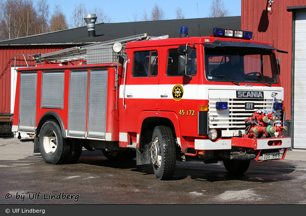 Gävle - Industribrandkår BillerudKorsnäs AB - Släck-/Räddningsbil - 45 172 (a.D.)