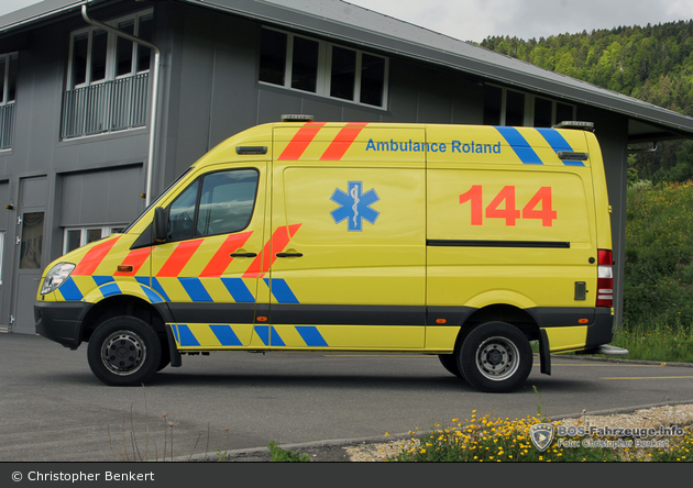 Boudevilliers - Ambulances Roland - RTW - Roland 402