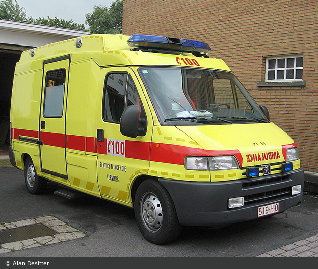 Verviers - Service Régional d'Incendie - RTW - PV16 (a.D.)