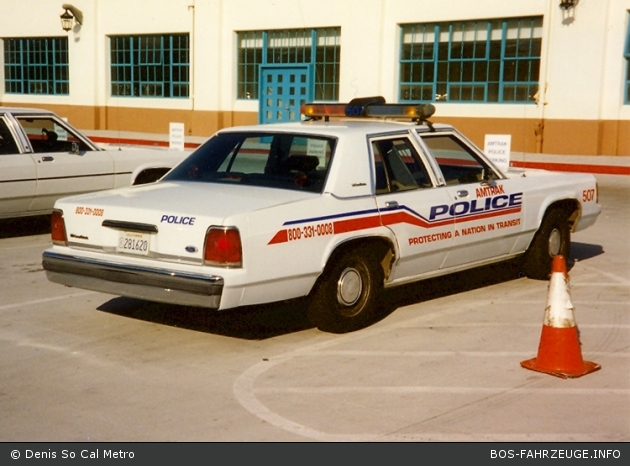 Los Angeles - Amtrak Police - FuStW 507 (a.D.)