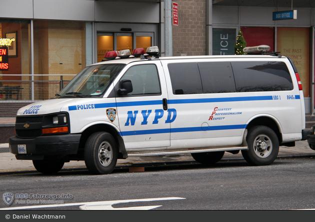 NYPD - Manhattan - Strategic Response Group 1 - HGruKW 8645