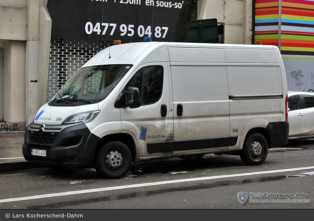 Bruxelles - Société des Transports Intercommunaux de Bruxelles - Unfallhilfsfahrzeug - 504