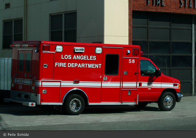 Los Angeles - Los Angeles Fire Department - Rescue Ambulance 058 (a.D.)