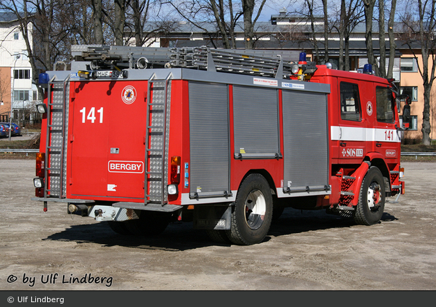 Bergby - Gästrike Räddningstjänst - Släck-/Räddningsbil - 45 141 (a.D.)