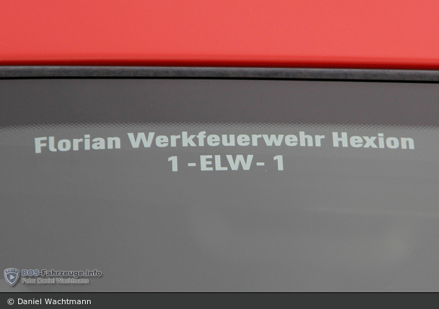 Florian Werkfeuerwehr Hexion 01 ELW 01