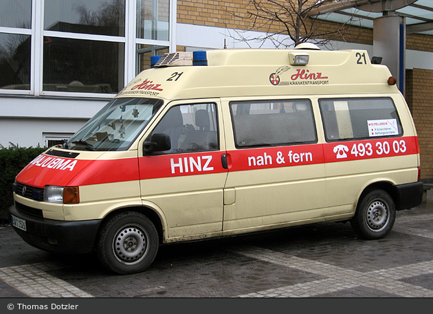 Krankentransport Hinz - KTW 21 (a.D.)