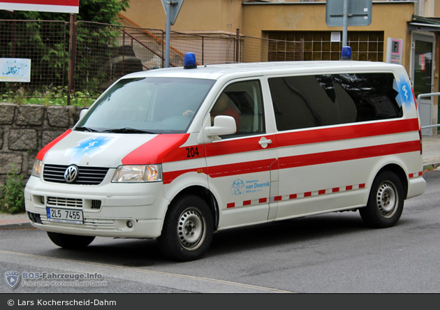 Jilemnice - Ambulance van Doornik - KTW 204