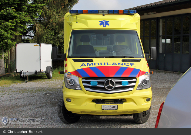 Wünnewil - Ambulanz & Rettungsdienst Sense AG - RTW - Sense 61