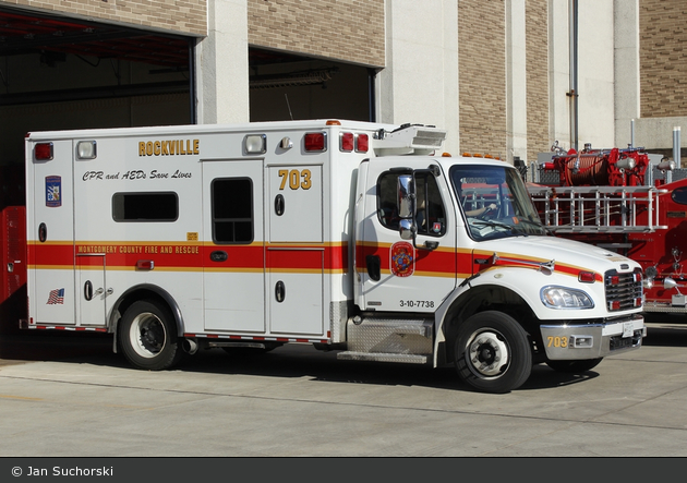 Rockville - Montgomery County Fire & Rescue Service - Medic Unit 703 (a.D.)