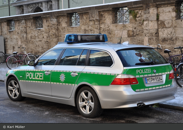 M-PM 9184 - BMW 525d Touring - FuStW - München (a.D.)