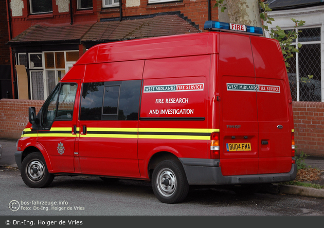 Birmingham - West Midlands Fire Service - FRIT