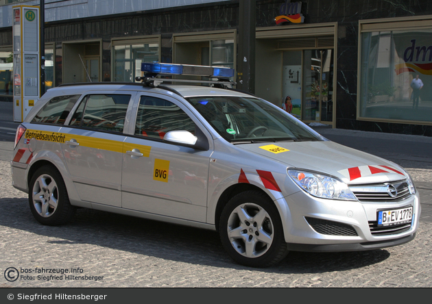 Berlin - Berliner Verkehrsbetriebe - Betriebsaufsicht