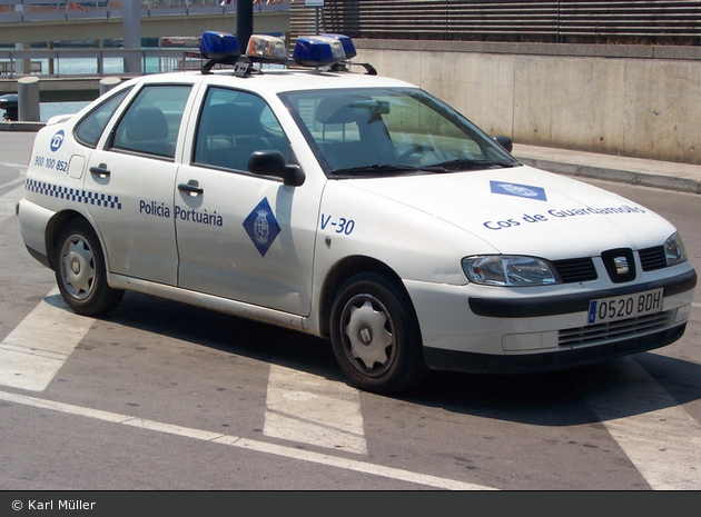 Barcelona - Policía Portuaria - FuStW - V-30 (a.D.)