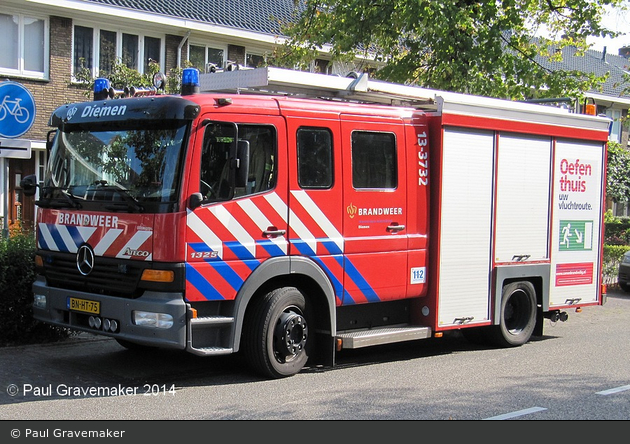 Diemen - Brandweer - HLF - 13-3732 (a.D.)