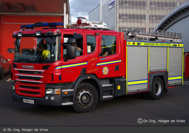 Rugby - Warwickshire Fire and Rescue Service - WrL