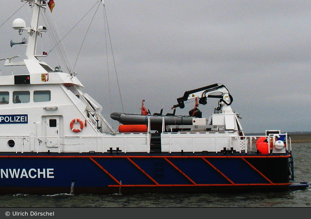 Wasserschutzpolizei - Husum - Küstenboot "Sylt" Front