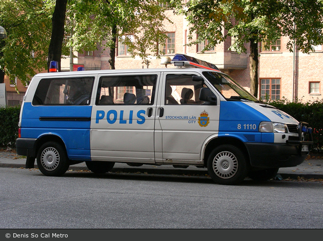 Stockholm-City - Polis - FuStW - 81 110 (a.D.)