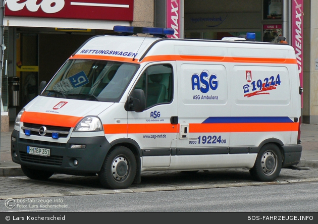 ASG Ambulanz RTW 02-01 (a.D.) (HH-BP 351)