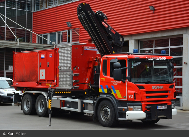 Gent - Brandweer - WLF-Kran - 414 770