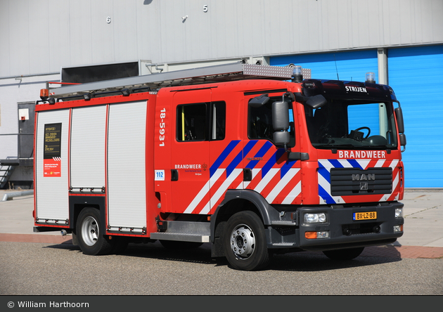 Hoeksche Waard - Brandweer - HLF - 18-5931