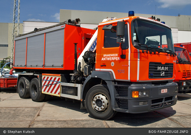 Antwerpen - Brandweer - WLF-Kran - A108 (a.D.)