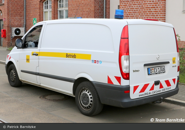 Berlin - Berliner Verkehrsbetriebe - Servicefahrzeug (B-EV 1306)