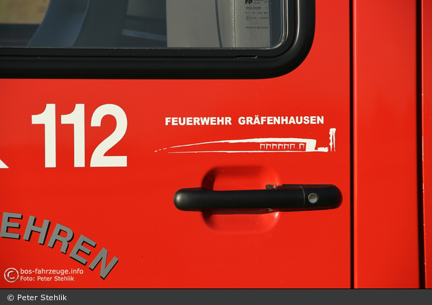 Florian Weiterstadt-Gräfenhausen 70 - Logo der Feuerwehr Gräfenhausen (Abbildung des Gerätehauses)