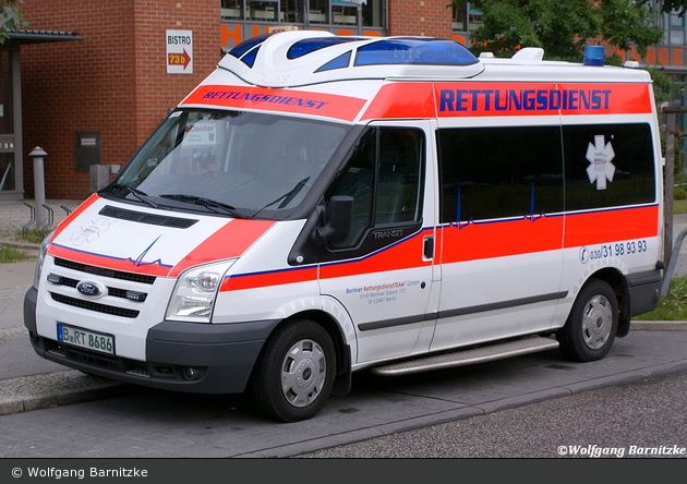 Krankentransport Berliner Rettungsdienst Team - BRT-09 KTW (a.D.)